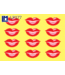 Lenticulaire Kaart Bewegend | Kissing Lips
