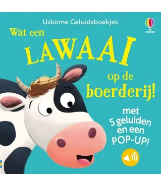 Usborne | Geluidenboek | Wat een lawaai op de Boerderij! | 1+