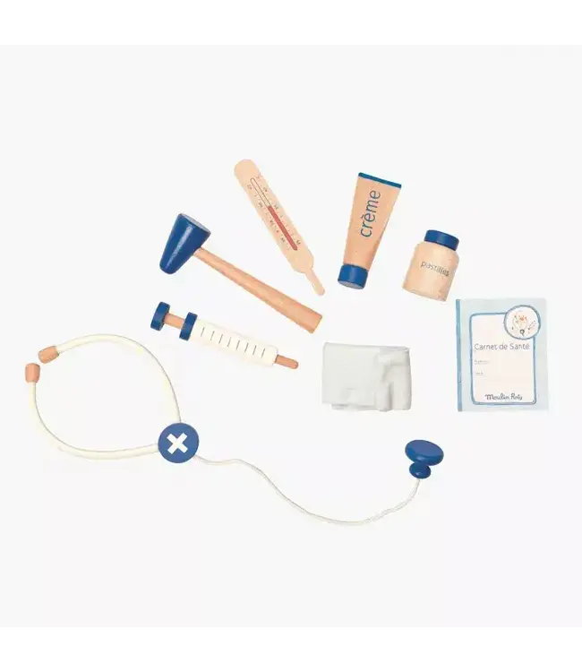 Moulin Roty | Dokterskoffer | 20 x 14 x 8 cm | 8 delig | 3+