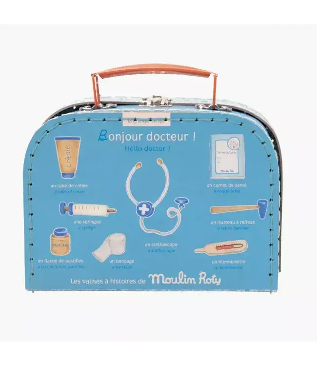 Moulin Roty | Dokterskoffer | 20 x 14 x 8 cm | 8 delig | 3+
