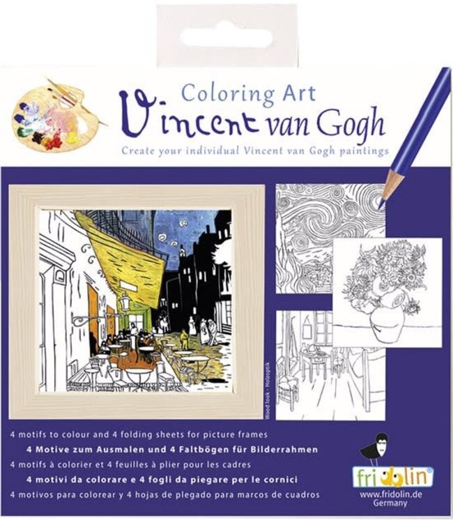 Fridolin | Coloring Art | Vincent van Gogh | 15 x 15 cm | 4+
