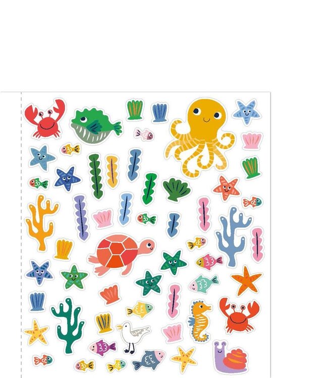 Avenir  | Magic Water Painting | Under Water | inclusief 110 Afneembare Stickers | 3+