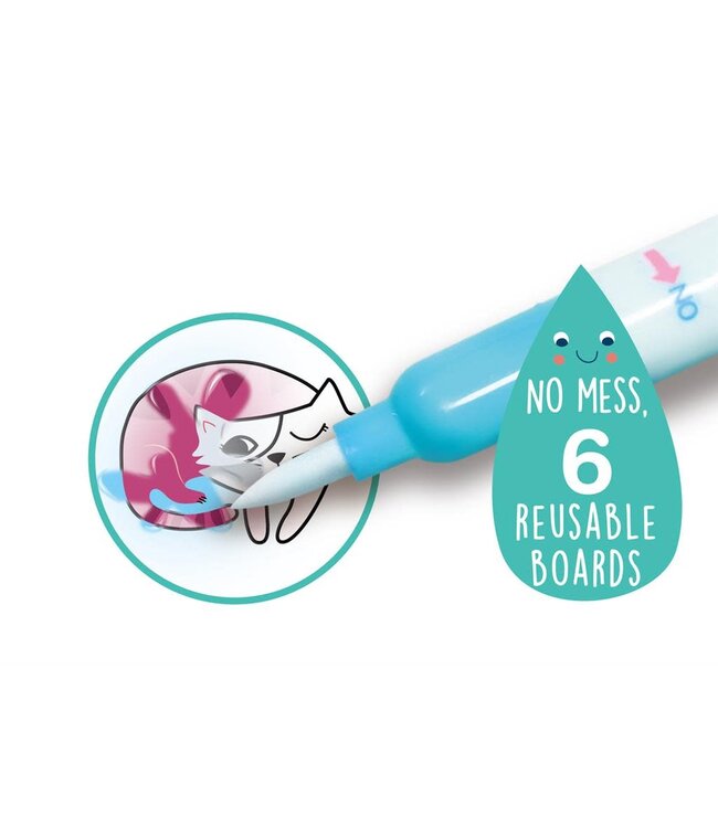 Avenir | Magic Water Painting | Prinses | inclusief 39 Afneembare Stickers | 3+