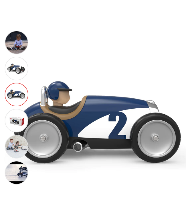 Baghera | Racewagen | 18 x 9 x 10 cm | Blauw | 1+