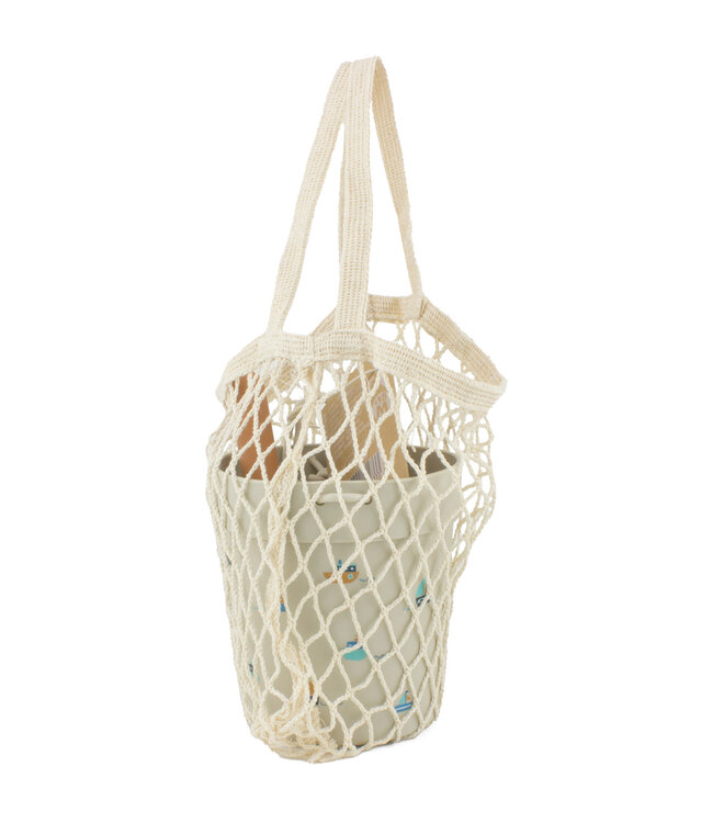 Ulysse | Siliconen Strandsetje | Emmer met schep en Zandvormpjes | 6 delig | 1+