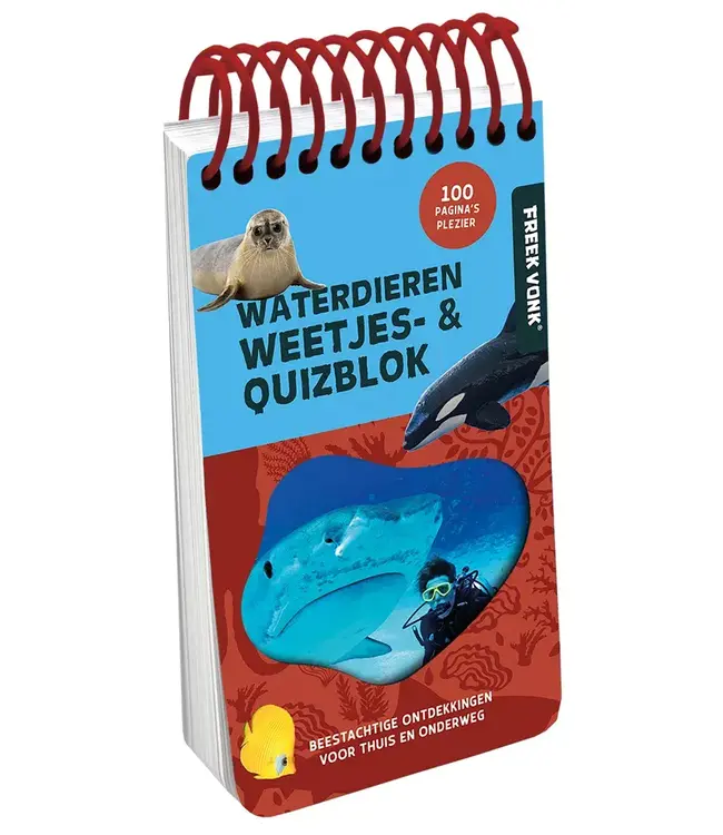 Freek Vonk | Weetjes- & quizblok | Waterdieren | 6+