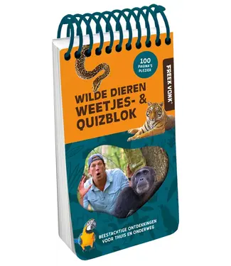 Freek Vonk | Weetjes- & quizblok | Wilde Dieren | 6+