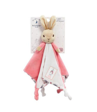 Rainbow Design | Beatrix Potter | Peter Rabbit Comfort Blanket | Pink | 30 cm | 0+