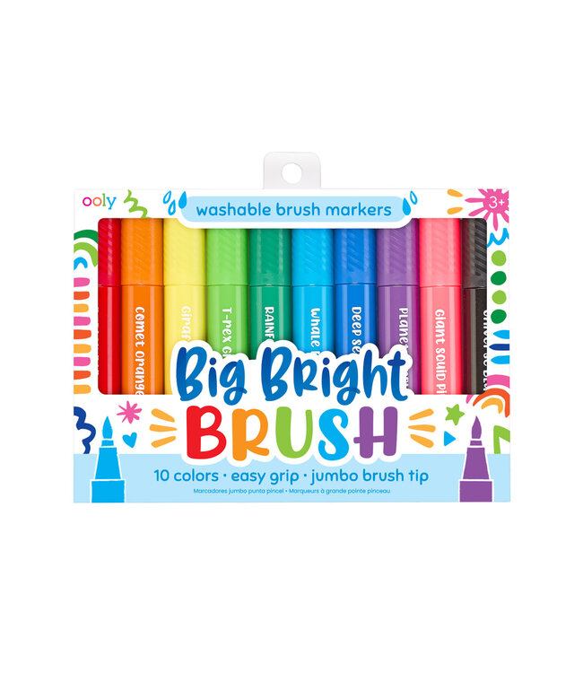 Ooly | Stiften | Big Bright Brush Markers | 3+