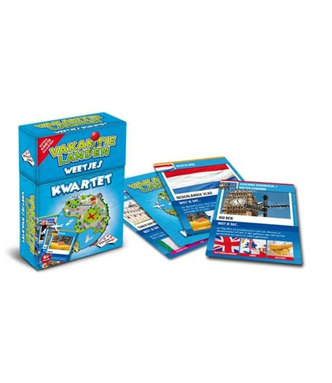 Identity Games | Weetjes Kwartet | Vakantielanden | 6+