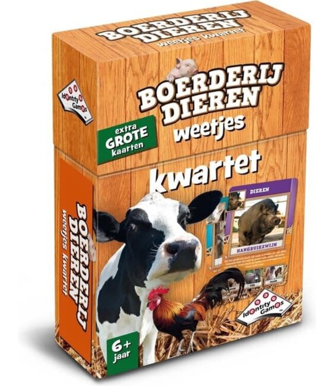 Weetjes Kwartet Boerderijdieren 6+