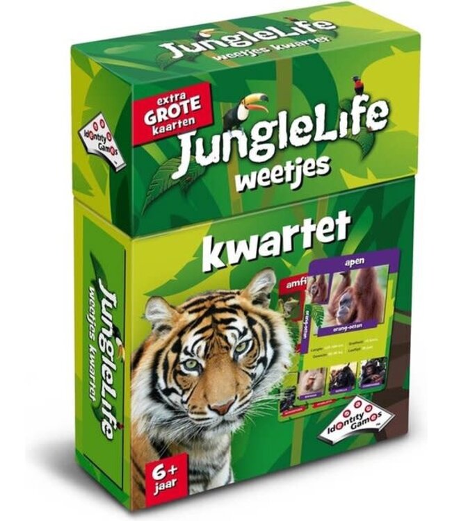 Identity Games | Weetjes Kwartet | Junglelife | 6+