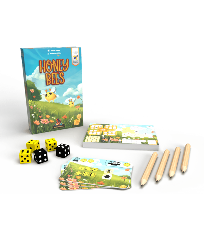 Studio Infinitus | Roll en Write spel | Honey Bees | 8+