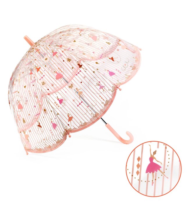 Djeco | Paraplu | L 68 cm | ø  70 cm | Ballerine | 3+