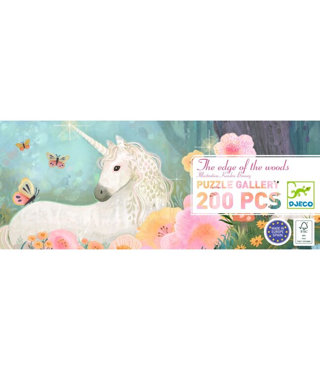 Djeco | Puzzle Gallery | The edge of the woods | 200 stukjes