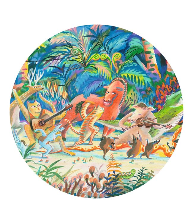 Djeco | Puzzle Gallery | Woods music Band | 200 stukjes