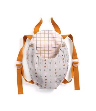 Djeco Djeco | Pomeo Poppen Collectie | Babydraagzak | Blue Gray | 3+