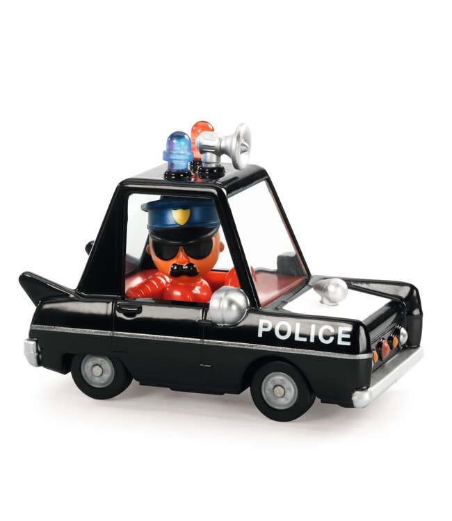 Djeco | Crazy Motors | Metalen Auto | Hurry Police | 5 cm | 3+