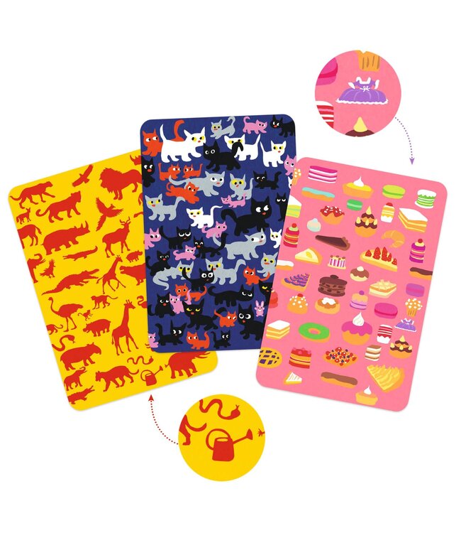 Djeco | Kaartspel | Observatie- en Snelheidsspel | Mysterax | 54 delig | 4 -12 jaar