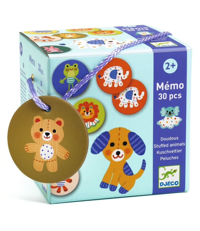 Djeco | Memo | Stuffed Animals | 30 stuks | 3+