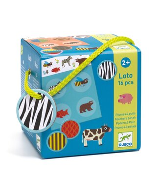 Djeco Djeco | Lotto | Dieren en hun Vacht | 16 delig | 2+