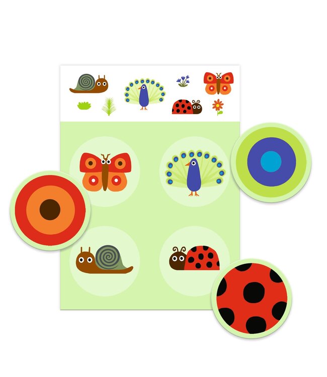 Djeco | Lotto | Dieren en hun Vacht | 16 delig | 2+