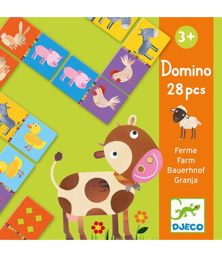 Djeco Djeco | Domino | Farm | 28 delig | 3+
