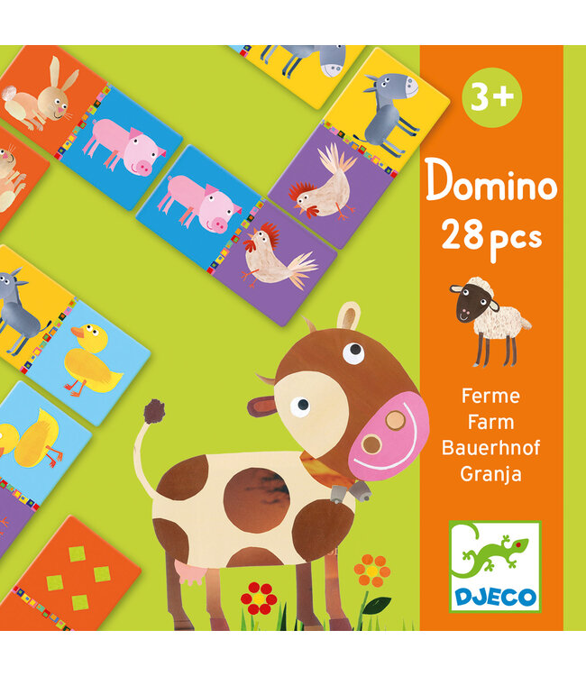 Djeco | Domino | Farm | 28 delig | 3+