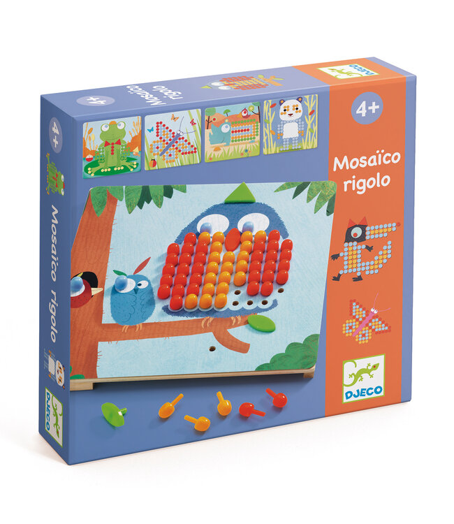 Djeco | Mozaïekspel | Rigolo | 4+