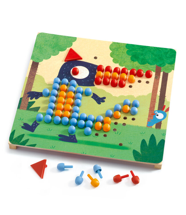 Djeco | Mozaïekspel | Rigolo | 4+