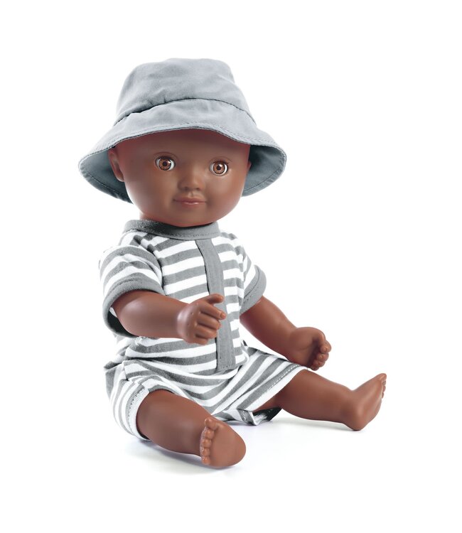 Djeco | Pomeo Poppen Collectie | Geschikt voor in Bad | Baby Samra | +18 mnd