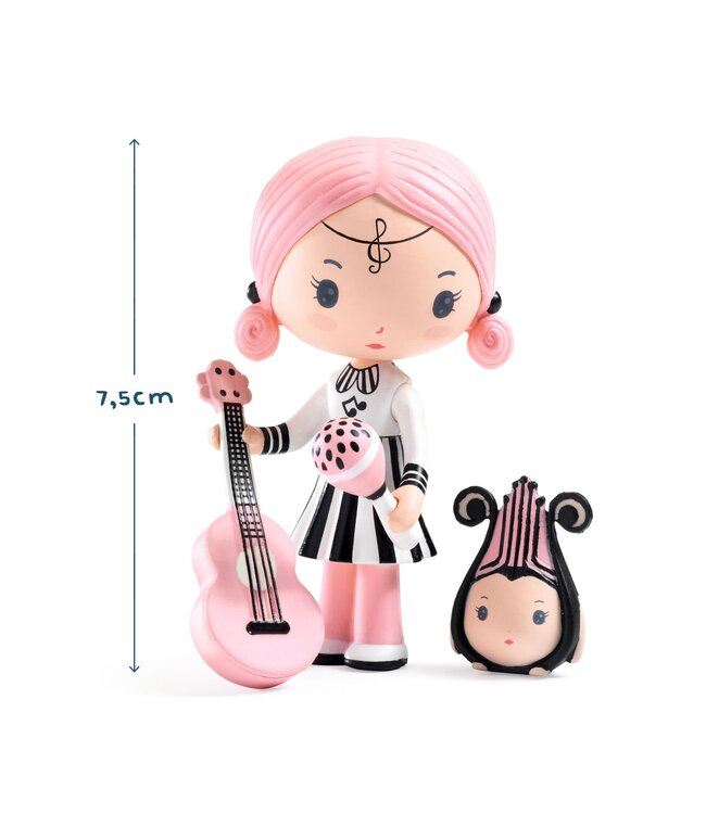 Djeco | Tinyly Toys | Beweegbare Personages | Sidonie & Zick | 7,5 cm | 4 - 9 jaar