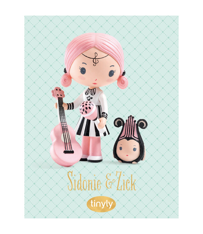 Djeco | Tinyly Toys | Beweegbare Personages | Sidonie & Zick | 7,5 cm | 4 - 9 jaar