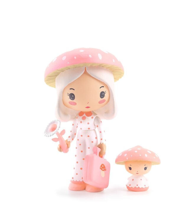 Djeco | Tinyly Toys | Beweegbare Personages | Amy & Mushy | 7,5 cm | 4 - 9 jaar