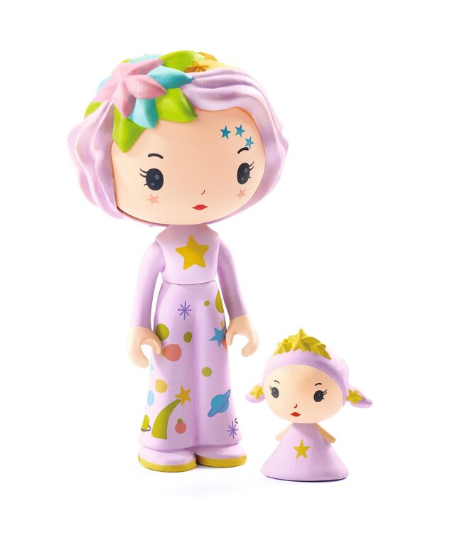 Djeco | Tinyly Toys | Beweegbare Personages | Violet and Star | Tinyroom | 7,5 cm | 4 - 9 jaar