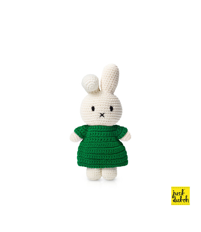 Gehaakte Knuffel | Daan | and his Green Outfit | 25 cm | 100 % Cotton | 0+