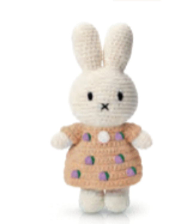 Gehaakte Knuffel | Miffy/Nijntje | Guanzhong Dress | 25 cm | 100 % Cotton | 0+