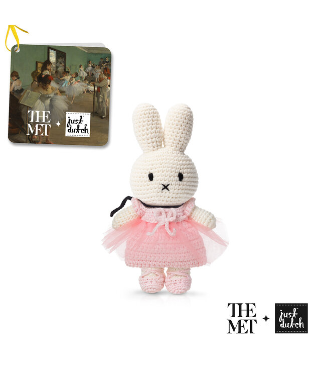 Gehaakte Knuffel | Miffy/Nijntje | Degas Outfit | 25 cm | 100 % Cotton | 0+