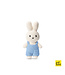Gehaakte Knuffel | Miffy/Nijntje | Pastel Blue Overall | 25 cm | 100 % Cotton | 0+