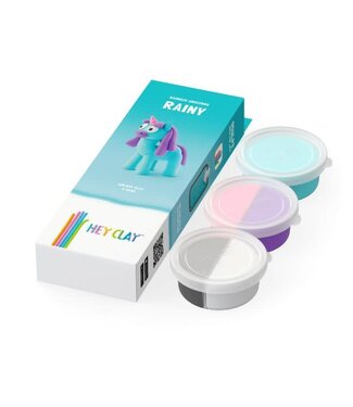 Hey Clay Hey Clay | Regenboog Eenhoorn | Rainy | 5 kleuren | 3+