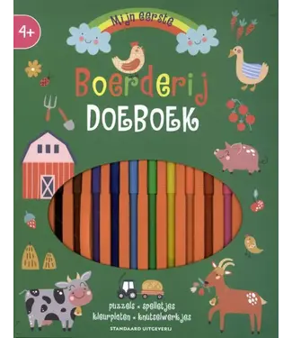 Standaard Uitgeverij | Mijn Eerste Doeboek | met stiften | Boerderij | 4+