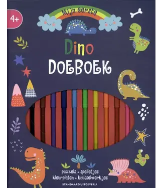 Standaard Uitgeverij | Mijn Eerste Doeboek | met stiften | Dinosaurus | 4+