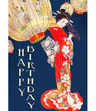 Madame Treacle Madame Treacle | Happy Birthday | Red Kimono