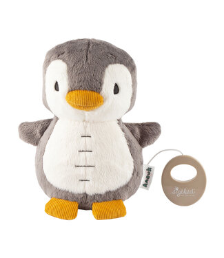 Sigikid Sigikid | Knuffel inclusief Muziekdoosje met Trekkoord | Penguin | Anouk Pinebumm | Melody: Various | 21 cm | 0+