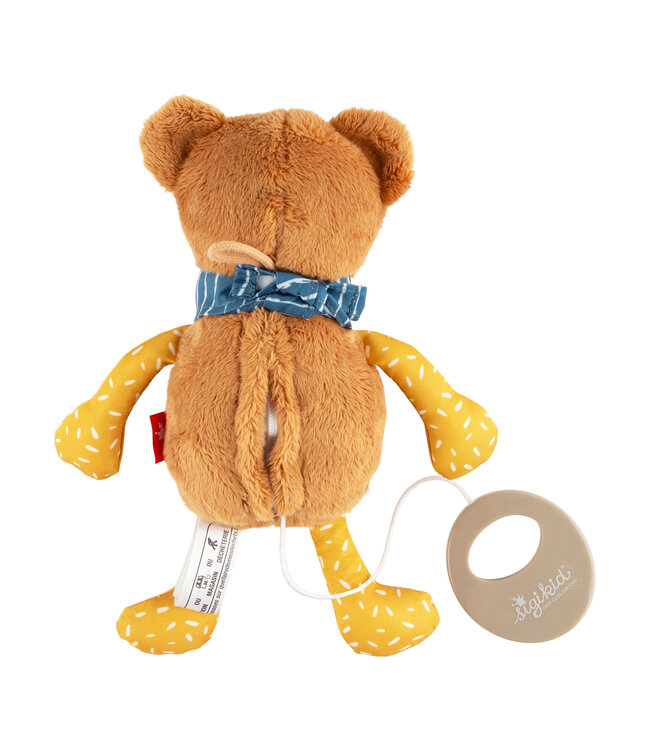 Sigikid | Knuffel met Muziek | Teddy Bear | 9 x 8 x 21 cm | Melody: Various | 0+