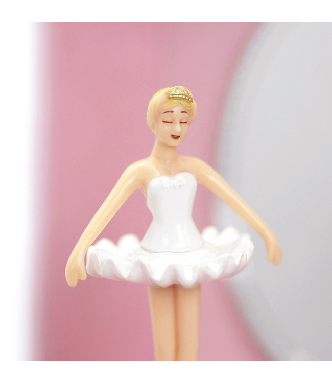 Trousselier | Houten Muziekdoos l Kubus 10,5 x 8,5 cm | Dancer In Tutu | N.Rota | Roméo & Juliette