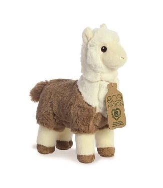 Aurora Aurora | Eco Nation | Alpaca | bruin/wit | 28 cm | 0+