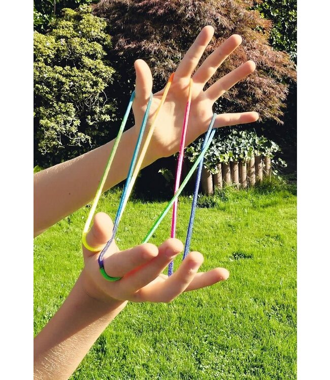 Moses | Bontgekleurd Touwspel | Touwfiguren | 6+