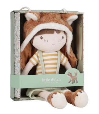 Little Dutch Little Dutch | Stoffen Knuffelpop | Forest Friends Sam | 35 cm | 1+