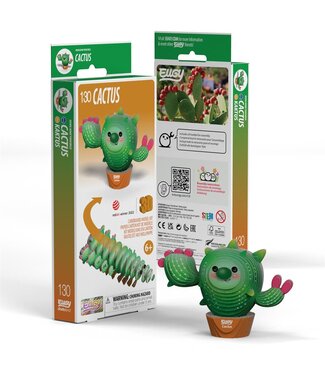 Eugy Eugy | 3D Cardboard Model Kit | Fantasy | Cactus | 6+